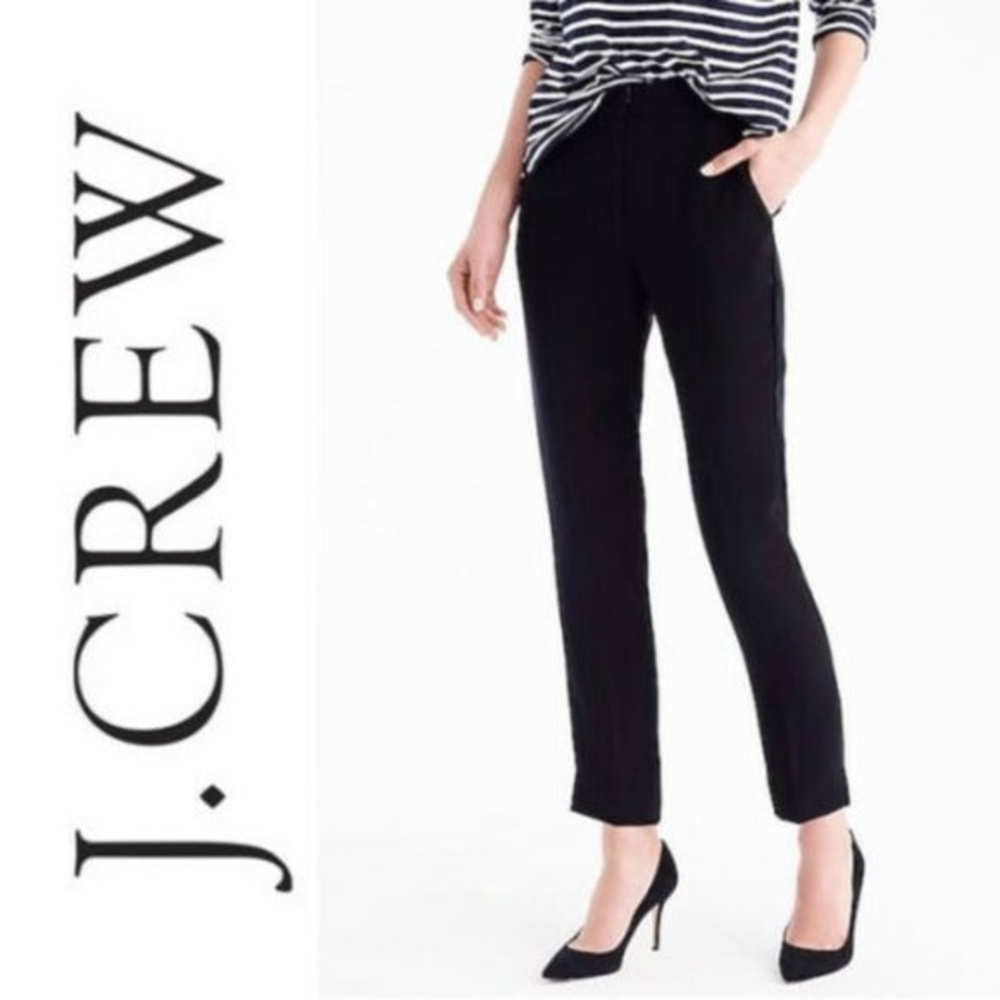 J.Crew G7462 Distressed‎ Black Pullon easy Pants 00